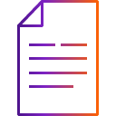 Gradient Document Icon