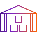Gradient Warehouse Icon